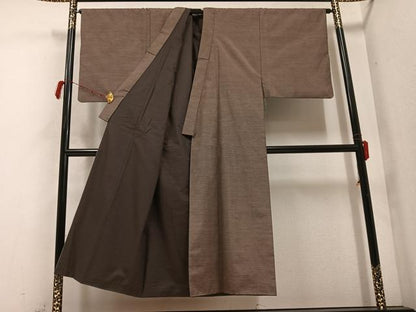 平和屋着物●男性 本場大島紬 アンサンブル 正絹 逸品 AABC3699ph