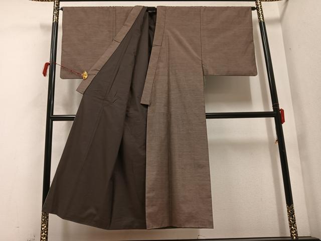 平和屋着物●男性 本場大島紬 アンサンブル 正絹 逸品 AABC3699ph