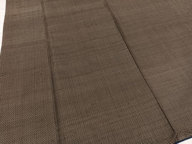 平和屋着物●男性 紬 アンサンブル 正絹 逸品 未使用 AABC3706ph
