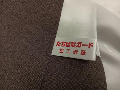 平和屋着物●訪問着 刺繍 草花文 金糸 正絹 逸品 AABC3715ph