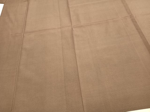 平和屋着物▽男性 紬 単衣 幾何学文様 正絹 逸品 未使用 AABC3721fy