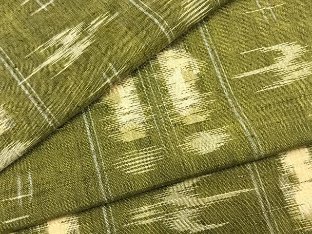 平和屋着物▽上質な紬 単衣 遠州椿 三越扱い 正絹 逸品 AABC3741fy