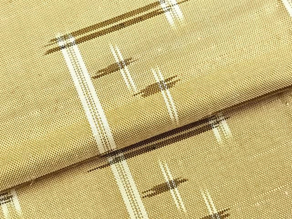平和屋着物▽本場琉球絣 単衣 紬 正絹 逸品 AABC3745fy