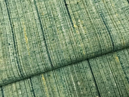 平和屋着物▽上質な紬 単衣 縞 正絹 逸品 AABC3751fy