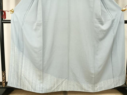 平和屋着物▽訪問着　単衣　絞り　吉祥花文　正絹　逸品　AABC3756fy