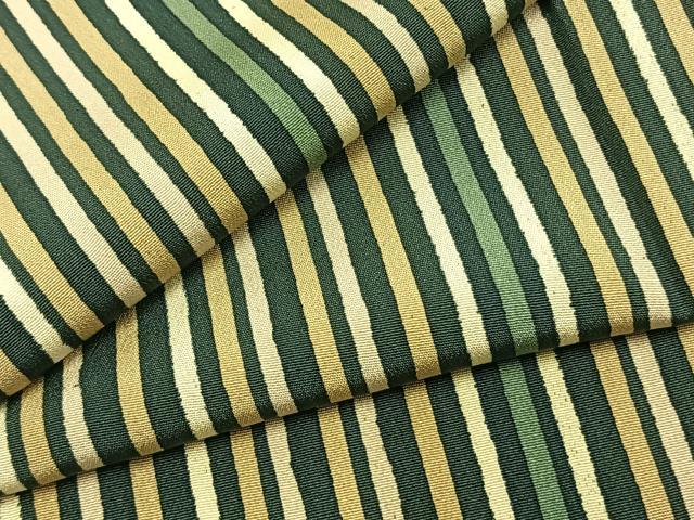 平和屋着物▽上質な小紋 単衣 縞 正絹 逸品 AABC3760fy