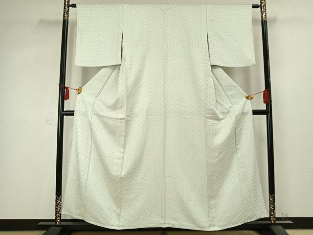 平和屋着物▽上質な小紋 単衣 花尽くし 正絹 逸品 AABC3761fy