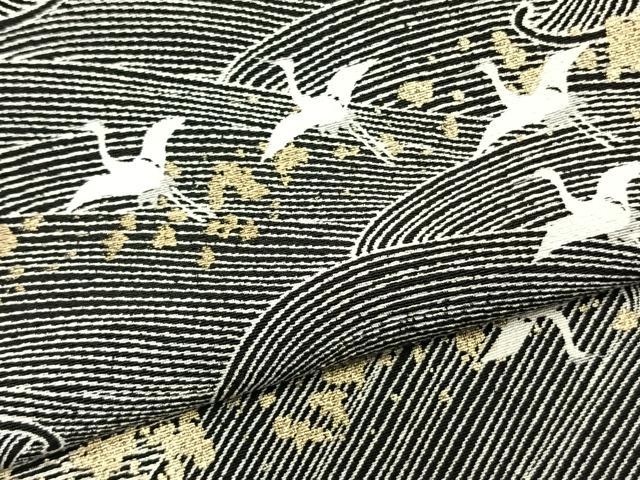 平和屋着物▽上質な小紋 単衣 作家物 飛鳥文 金彩 正絹 逸品 AABC3766fy