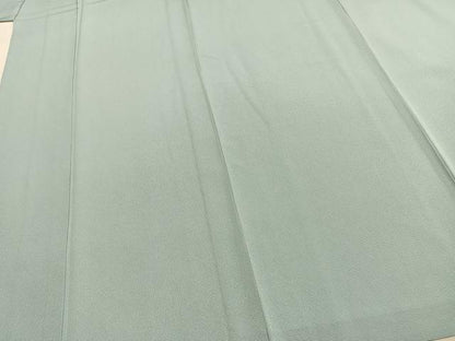 平和屋着物▽上質な小紋　単衣　角通し　正絹　逸品　AABC3769fy