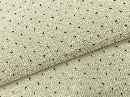 平和屋着物▽本塩沢 単衣 蚊絣 正絹 逸品 AABC3775fy