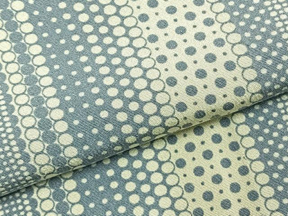 平和屋着物▽上質な小紋　単衣　間道　正絹　逸品　AABC3779fy
