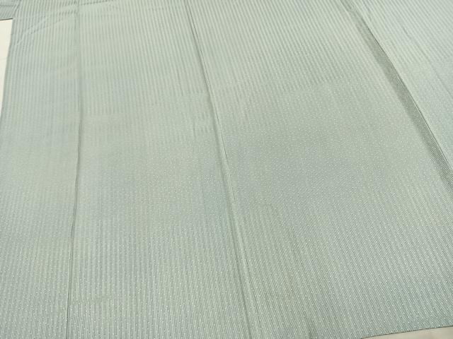 平和屋着物▽江戸小紋 単衣 竹縞 正絹 逸品 AABC3793fy