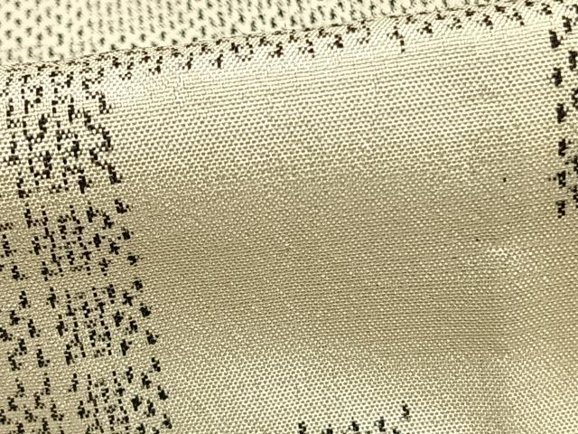 平和屋着物▽上質な紬 単衣 色紙重ね文 正絹 逸品 AABC3795fy