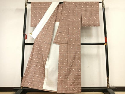 平和屋着物▽本場琉球絣 大城廣四郎織物工房謹製 単衣 鈴乃屋扱い 正絹 逸品 AABC3801fy