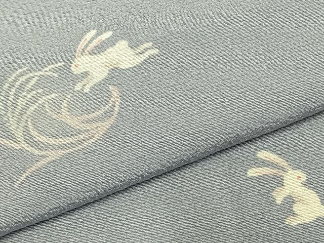 平和屋着物▽上質な小紋　単衣　兎　正絹　逸品　AABC3803fy 平和屋着物▽上質な小紋 単衣 兎 正絹 逸品 AABC3803fyの通販 by 平和