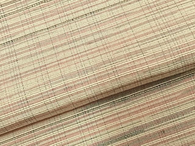 平和屋着物▽上質な紬 単衣 格子 正絹 逸品 AABC3807fy
