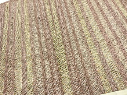 平和屋着物▽道行コート スリーシーズン 春夏秋 塵除け 間道 反端付き 正絹 逸品 AABC3828fy