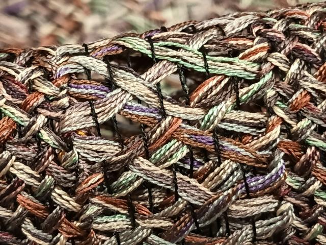 平和屋着物▽道行コート スリーシーズン 春夏秋 塵除け 間道 反端付き 正絹 逸品 AABC3828fy
