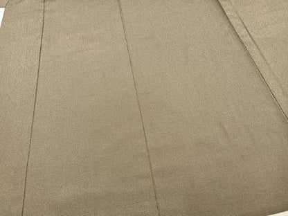 平和屋着物▽本塩沢 単衣 格子 正絹 逸品 AABC3833fy