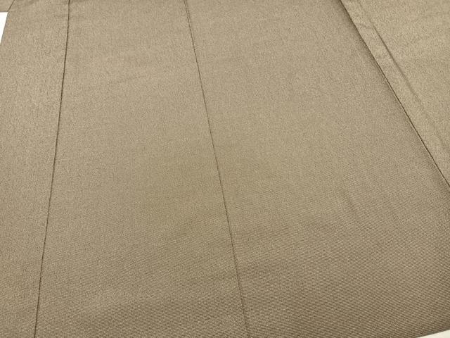 平和屋着物▽本塩沢 単衣 格子 正絹 逸品 AABC3833fy