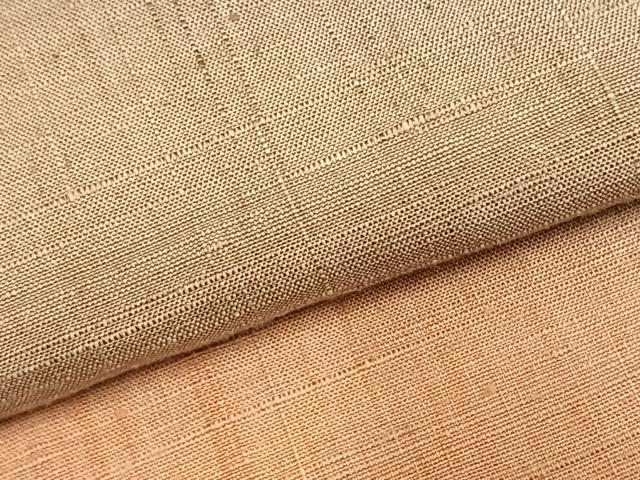 平和屋着物▽菅原工房 菅原結作 漢方染紬 単衣 斜縞 証紙付き 正絹 逸品 AABC3836fy