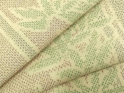 平和屋着物▽上質な紬 単衣 竹 正絹 逸品 AABC3841fy
