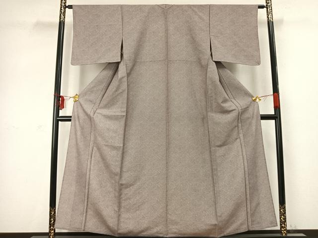 平和屋着物▽江戸小紋 単衣 鮫小紋柄 正絹 逸品 AABC3845fy