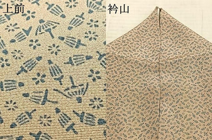 平和屋着物▽上質な小紋 単衣 番傘 正絹 逸品 AABC3846fy