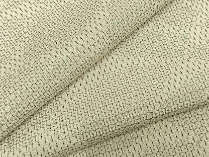 平和屋着物▽本塩沢 単衣 110亀甲 幾何学文様 正絹 逸品 AABC3863fy