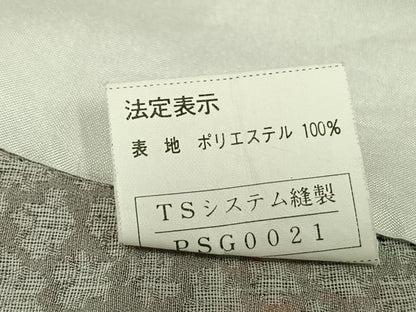平和屋着物▽小紋 単衣 花鳥文 洗える着物 AABC3866fy
