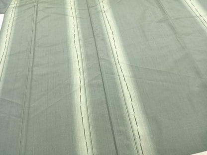 平和屋着物▽上質な紬 単衣 間道 正絹 逸品 AABC3867fy