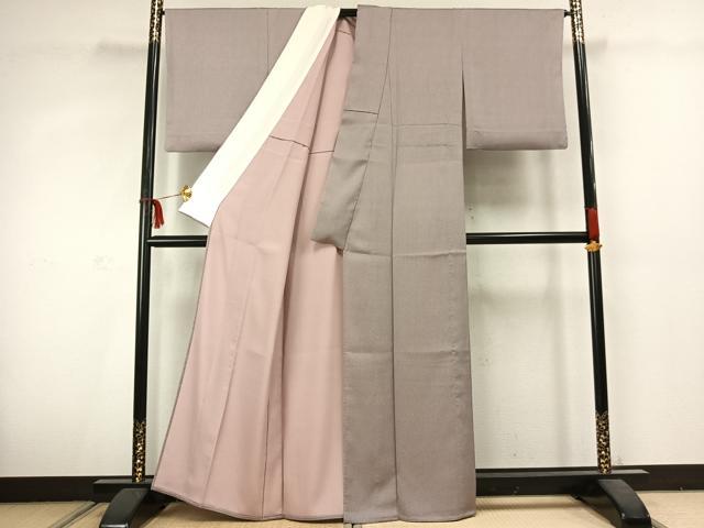 平和屋着物▽江戸小紋　単衣　角通し　洗える着物　AABC3874fy