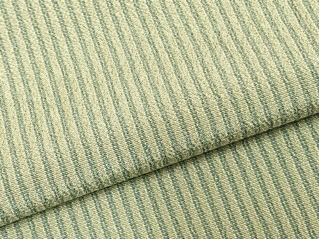 平和屋着物▽お召　単衣　縞　正絹　逸品　AABC3875fy