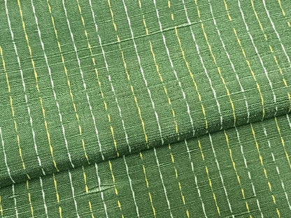 平和屋着物▽上質な紬 単衣 変わり縞 正絹 逸品 AABC3881fy
