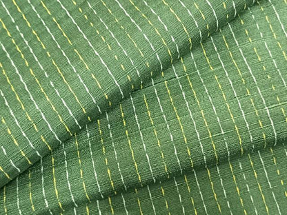 平和屋着物▽上質な紬 単衣 変わり縞 正絹 逸品 AABC3881fy