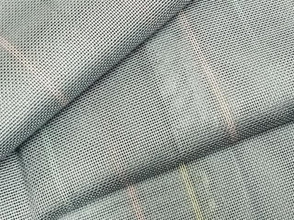 平和屋着物▽道行コート スリーシーズン 春夏秋 塵除け 縞 三越扱い ロング丈 正絹 逸品 AABC3883fy