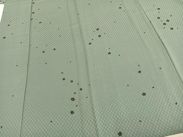 平和屋着物●東京友禅　菅有鬼一　小紋　舞花文　金彩　さが美扱い　正絹　逸品　CABD7324ut sb15231_1.jpg