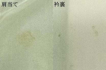 平和屋着物▽上質な小紋 単衣 変わり縞 正絹 逸品 AABC3887fy
