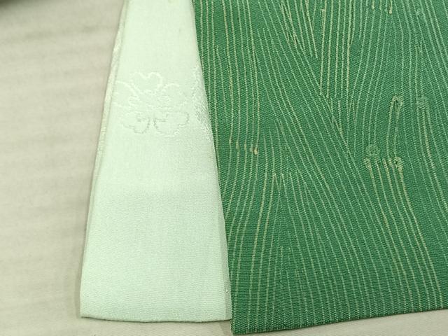 平和屋着物▽上質な小紋 単衣 変わり縞 正絹 逸品 AABC3887fy