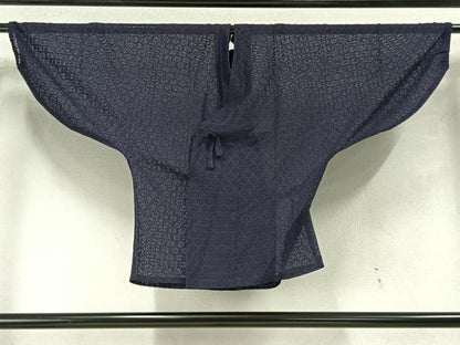 平和屋着物▽道行コート スリーシーズン 春夏秋 塵除け 花尽くし 正絹 逸品 AABC3895fy