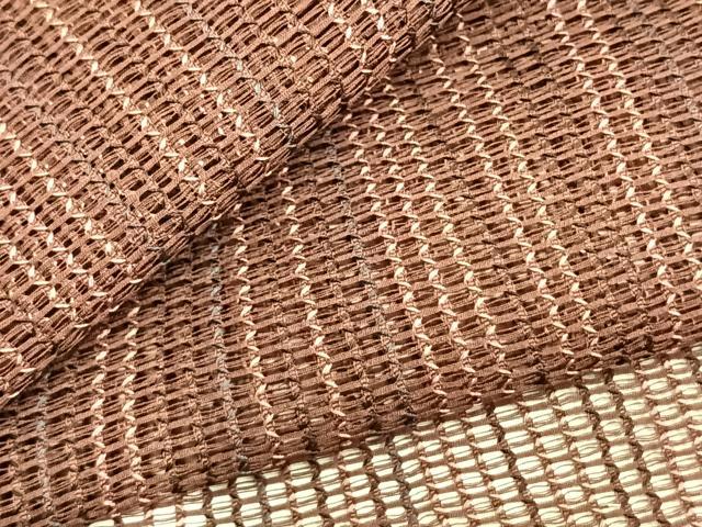 平和屋着物▽道行コート スリーシーズン 春夏秋 塵除け 変わり縞 正絹 逸品 AABC3897fy