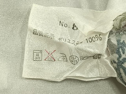 平和屋着物▽小紋 単衣 型染め 草花文 洗える着物 AABC3903fy