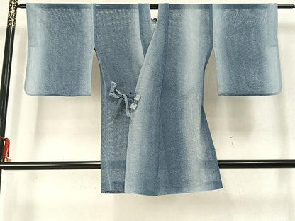 平和屋着物▽道中着 スリーシーズン 春夏秋 塵除け 霞文 正絹 逸品 AABC3911fy