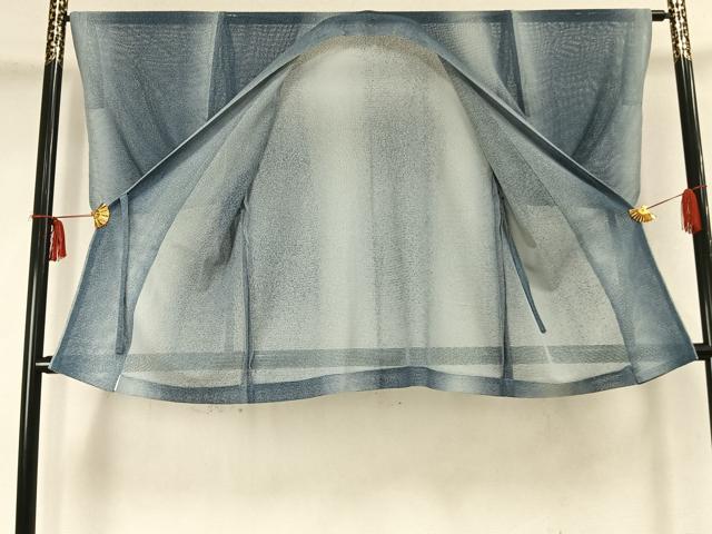 平和屋着物▽道中着 スリーシーズン 春夏秋 塵除け 霞文 正絹 逸品 AABC3911fy