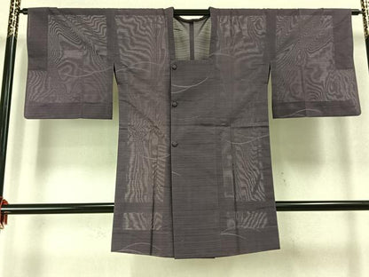 平和屋着物▽道行コート スリーシーズン 春夏秋 塵除け 芝文 やまと誂製 正絹 逸品 AABC3917fy