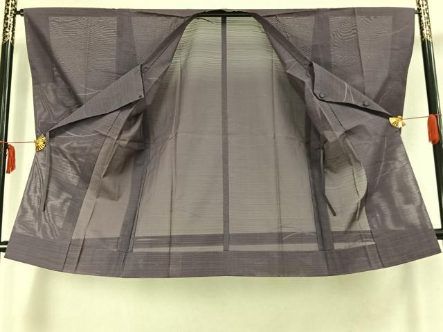 平和屋着物▽道行コート スリーシーズン 春夏秋 塵除け 芝文 やまと誂製 正絹 逸品 AABC3917fy