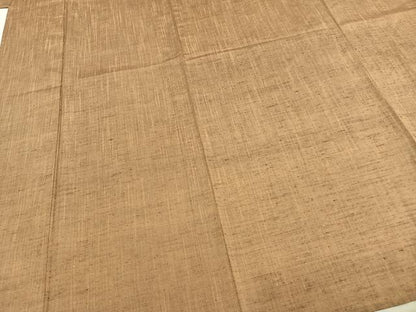 平和屋着物▽上質な紬 単衣 霞文 正絹 逸品 AABC3926fy