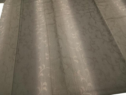平和屋着物▽上質な小紋 単衣 唐草文 やまと誂製 正絹 逸品 AABC3928fy