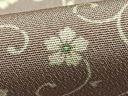 平和屋着物▽上質な小紋 単衣 花唐草文 正絹 逸品 AABC3937fy
