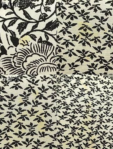 平和屋着物▽訪問着 単衣 作家物 流水花唐草文 正絹 逸品 AABC3938fy